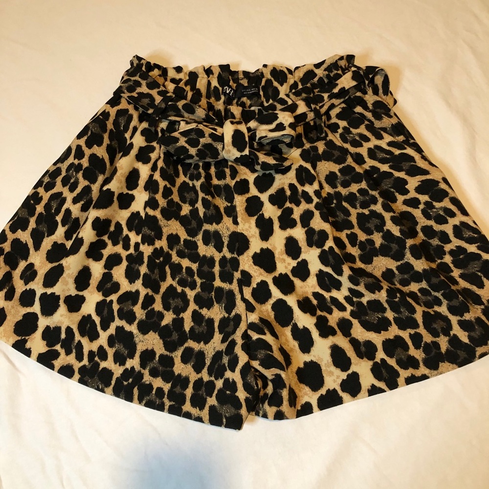 Zara Cheetah Print Shorts
